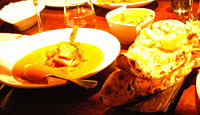 Shahi nan and Chiken masala curry